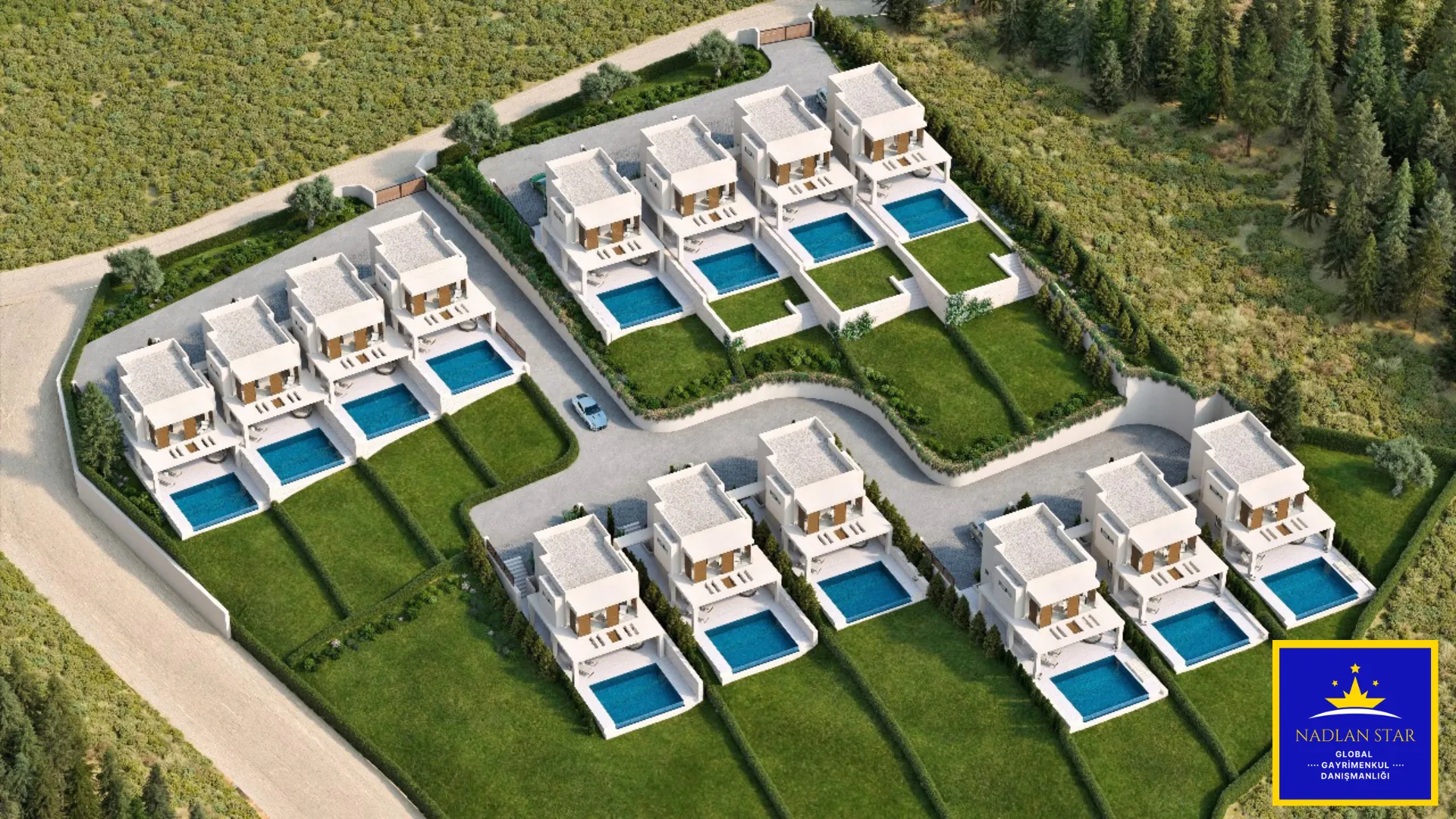 Paliouri, Halkidiki'de Golden Visa Uyumlu Lüks Villalar