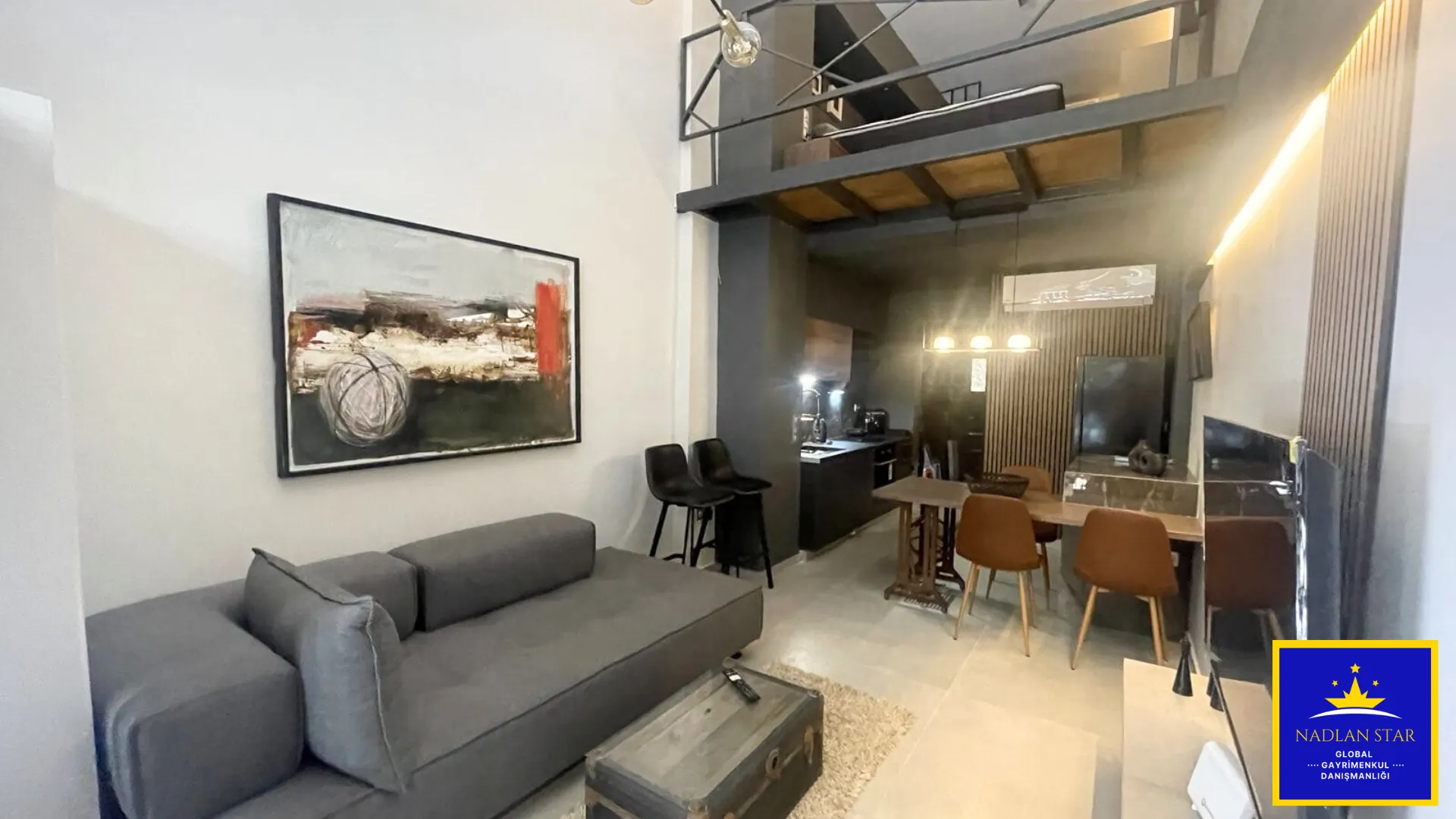 Stathmos Larisis'te Golden Visa Uyumlu Loft Daire